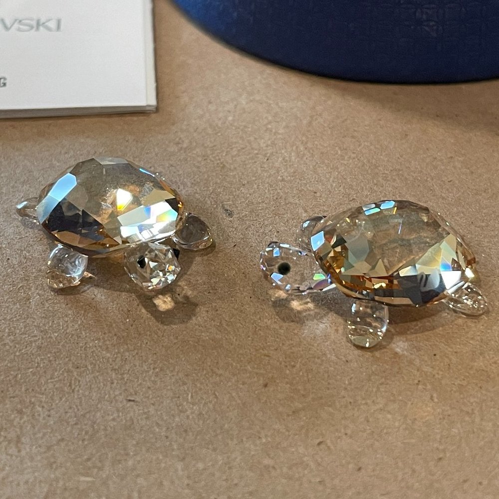 Swarovski Crystal Turtles